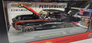 1969 CHEVROLET CAMARO SS 396 BLACK 1/24 DIECAST MODEL CAR BY M2 40300-103 A - Picture 1 of 2