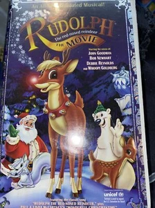 Rudolph the Red-Nosed Reindeer: The Movie (VHS, 1998, Clam Shell) AA62 - Picture 1 of 3