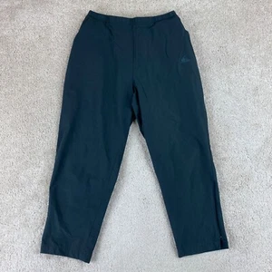 Adidas Pants Youth Medium 25x23.5 Gray Nylon Blend Elastic Waist Ankle Zip - Picture 1 of 12