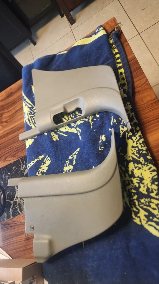 1995-1997 Chevy S10 Blazer GMC Sonoma Jimmy pair Kick Panels Trim pewter OEM - Image 1 of 1