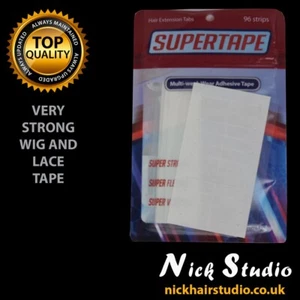 Hair Extension Tape Tabs SUPERTAPE Clear Double Sided Weave Weft ⭐⭐⭐⭐⭐ - Picture 1 of 1