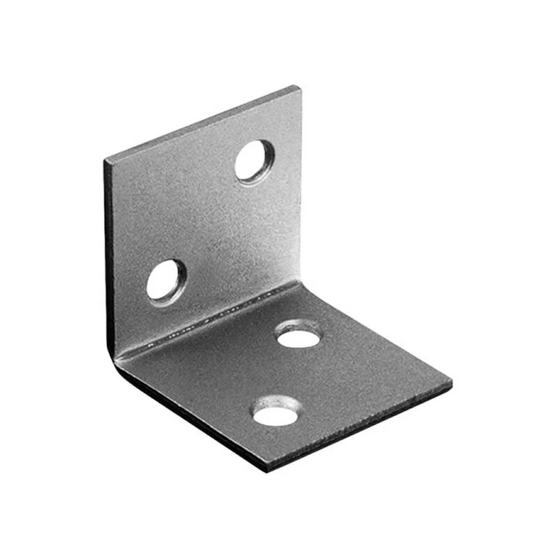 BAUER Grandangolare in acciaio inox 40x40x40 mm recinzione recinzioni giardino recinzione in plastica angolo GAH