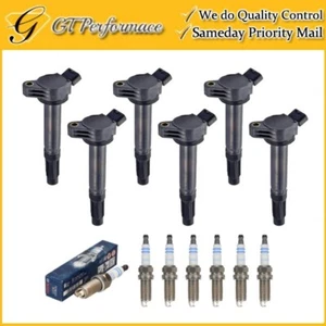 Quality Ignition Coil & Bosch Spark Plug 6PCS for Lexus GS350/GS450h/IS250/IS350 - Picture 1 of 8