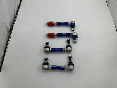 4Pcs Set of Steel Adjustable Front&Rear Sway Bar End Link For LC120/150 4Runner - Image 1 of 3