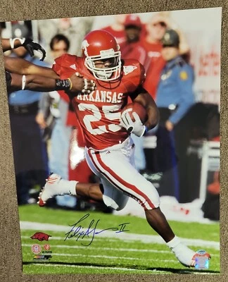 Felix Jones Signed Authentic Arkansas Razorbacks Autographed 16x20 Photo COA Foto 1 de 3