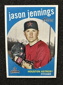 Jason Jennings #42 2008 Topps Heritage QTY Houston Astros - Imagen 1 de 2