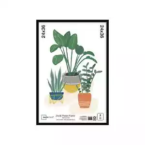 Mainstays 24x36 Basic Black Poster Frame - Picture 1 of 12
