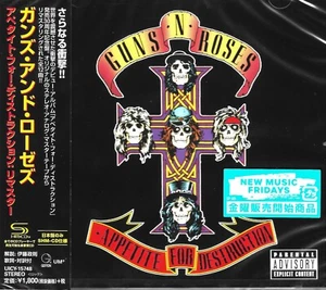 GUNS N ROSES APPETITE FOR DESTRUCTION JAPAN CD REMASTERED SHM CD - BRAND NEW! - Picture 1 of 2
