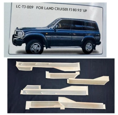 Calcomanía/pegatina completa de carrocería lateral Toyota Land Cruiser serie 80 FJ80 FZJ80 Foto 1 de 4