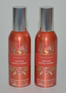 2 NEW BATH & BODY WORKS SPICED APPLE TODDY CONCENTRATED ROOM SPRAY PERFUME MIST - Picture 1 of 4