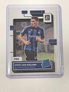 Kristjan Asllani 2022-23 Panini Donruss Inter Milan Optic Rated Rookie Card #180 - Picture 1 of 2