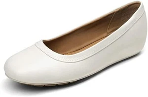 DREAM PAIRS 7.5 US Women's Ballet Flats Comfortable Dressy Low Wedge Support Arc - Picture 1 of 1