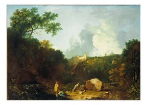 Richard Wilson - Distant View of Maecenas Villa, Tivoli, A1 Print - Picture 1 of 1
