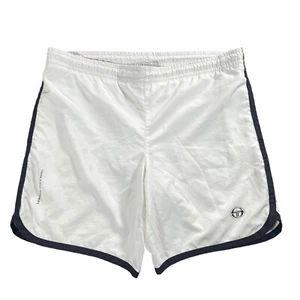 Costume da Bagno Sergio Tacchini Vintage Usato Bianco da Uomo Boxer - Taglia M - Foto 1 di 7
