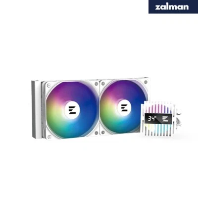 New ZALMAN Alpha II A24 (White)  120mm Fan / CPU Liquid Cooler with heat sink - Image 1 of 4