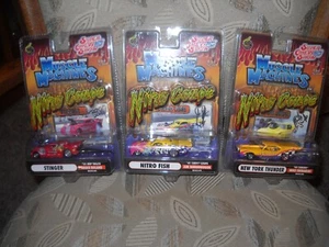 MÁQUINAS MUSCULARES "NITRO CUPÉ" LOTE DE 3*SUPER CHEVY SHOW***1/64***FUNLINE***BONITO** - Imagen 1 de 6