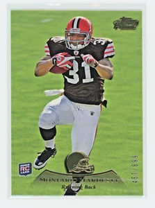 MONTARIO HARDESTY 2010 TOPPS PRIME - ROOKIE GOLD PARALLEL 457/699 #57 BROWNS - Picture 1 of 2