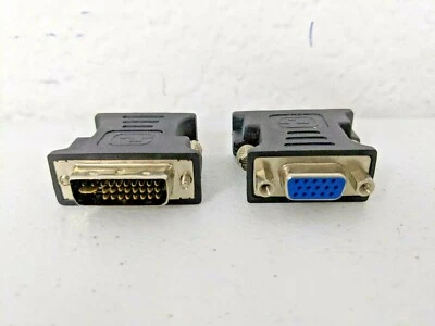 VGA Female to DVI-I (Dual Link) Male Adapter 2-Pack - NEW, US SELLER - Image 1 of 4