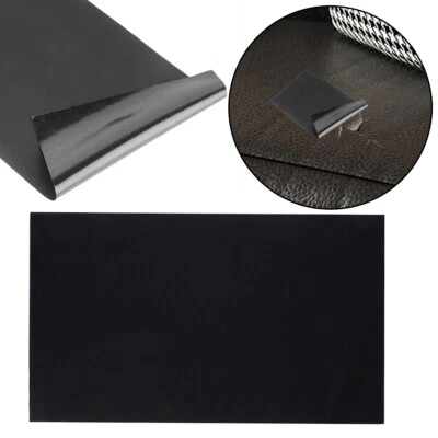 Autositz Flicken Schwarz Lederreparatur Sofa Patch Selbstklebend Kunstleder - Bild 1 von 4