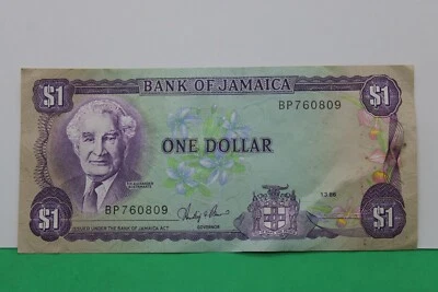 1986 Jamaica 1 Dollar BP760809 - Image 1 of 2