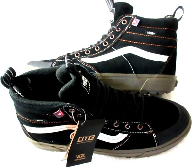 Vans Women's Sk8-Hi MTE-2 Khaki Black White Stripe Waterproof Boots Size 9.5 NIB - Image 1 of 4