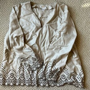 Talbots Linen Blouse - Picture 1 of 7