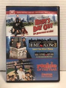 Baby's Day Out/Home Alone 2: Lost In New York/Rookie of the Year (DVD, 2010) - Picture 1 of 2