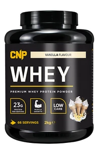 CNP Premium Whey Protein Powder, 2kg, 66 Servings, Vanilla
