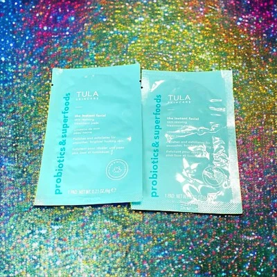 TULA SKINCARE The Instant Facial Dual-Phase Skin Reviving Treatment Pads 2 Pads - Image 1 of 4