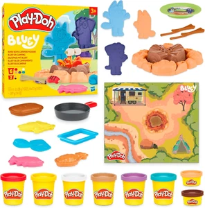 Play-Doh Bluey Goes Camping Playset with Campfire Themed Tools, Kids Arts - Picture 1 of 12