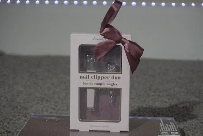 Danielle Pink Nail Clipper Duo Set *NEW* in Gift Box Foto 1 de 4