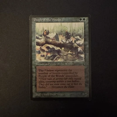 People of the Woods The Dark NM+ NEVER PLAYED  MTG Magic Gathering FAST SHIPPING - Image 1 of 2