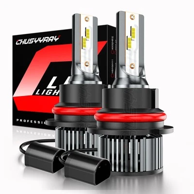 For LINCOLN Town Car 1990-2002 LED Headlight Kit 9007 HB5 6000K White Hi/Low - Image 1 of 4