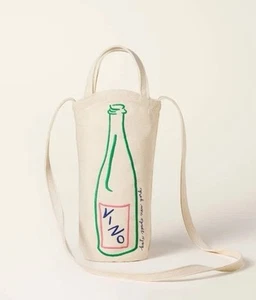 Wine Embroidered Canvas Tote Bag - kate spade new york x Target Natural New - Picture 1 of 3