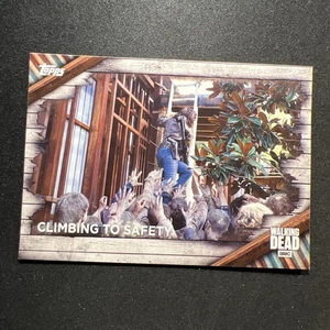 2017 Topps: AMC Walking Dead #36 "Climbing to Safety" 🎬🐷📺 - Picture 1 of 2