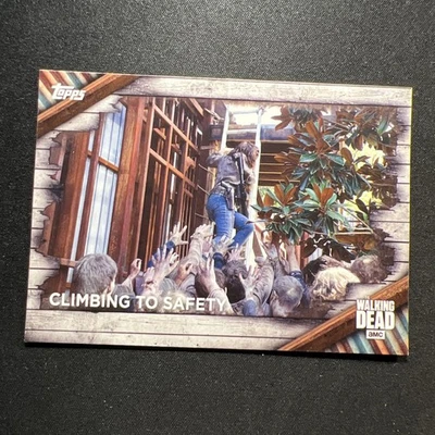 2017 Topps: AMC Walking Dead #36 "Climbing to Safety" 🎬🐷📺 - Image 1 of 2