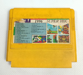Retro 1996s Super HIK NES Dendy cartridge Rare 23-in-1 Multi-Game Classic