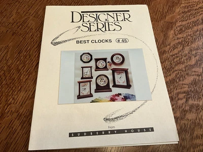 DESIGNER SERIES BEST CLOCKS #45 CROSS STITCH - Image 1 of 3