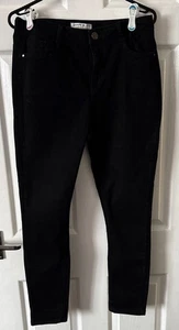 Pantalones de mezclilla negros Dorothy Perkins para mujer con forma y elevación. - Talla 14R - Imagen 1 de 14