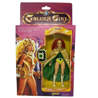 VINTAGE Golden Girl JADE 1984 Galoob Action Figure Gemstones - Image 1 of 3
