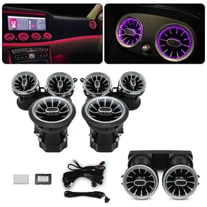 64 Farben Air Vent LED Umgebungslicht für Mercedes Benz E Klasse W213 17-22 NEU - Bild 1 von 22