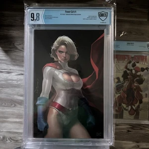 Power Girl #1 CBCS 9.8 Talavera Virgin Cover DC Comics 2023 variante Syndicate - Imagen 1 de 1