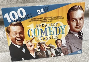 100 Greatest Comedy Classics Movies (DVD, 2012, 24-Disc Set) Brand New Sealed - Picture 1 of 8