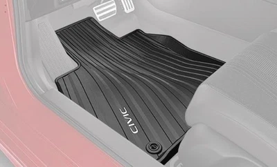 Tapetes de assoalho genuínos Honda Civic Hybrid APENAS para todas as estações 2025-2026 08P17-T20-110A - Imagem 1 de 4