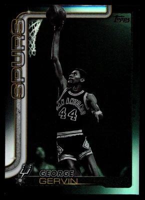 2025-26 Topps George Gervin Blackout #265 Target Exclusive Spurs SP B31 — 第 1/2 张图片