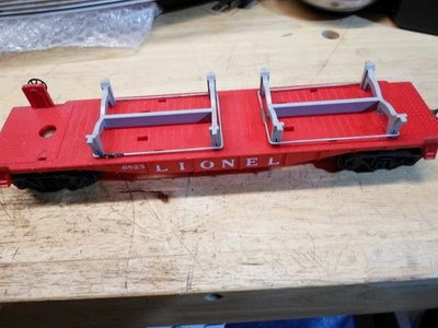 B07: Postwar O Gauge Lionel No.  6823 Flat Car  ~ Excellent Condition ~ - Image 1 of 4