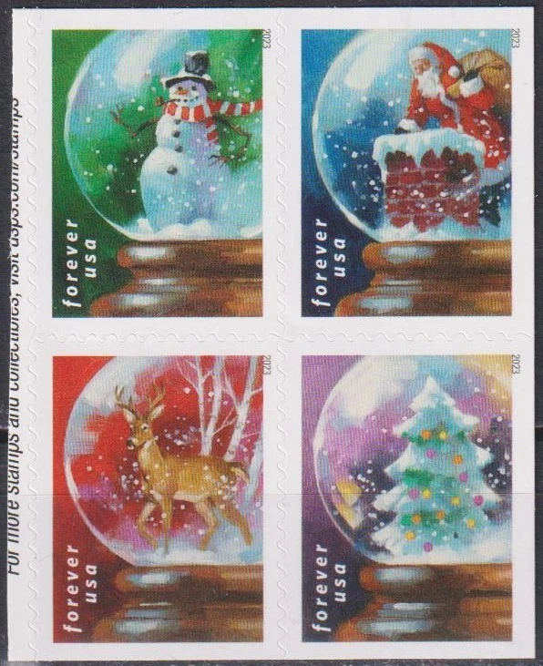 USA US  Mint stamps Christmas  2023   avdpz - Image 1 of 1