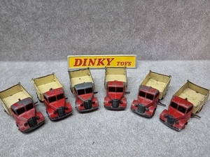 DINKY TOYS No 25m / 410 BEDFORD TIPPER X 6 Ideal For Restoration. - Picture 1 of 19