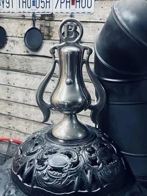 ANTIQUE WOOD COAL PARLOR  STOVE FINIAL URN ROUND OAK WERLE MORNING GLORY  & MORE - Image 1 of 4