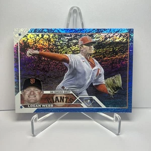 2023 Topps Series 2 #368 Logan Webb Blue Foil 211/999 San Francisco Giants - Picture 1 of 11